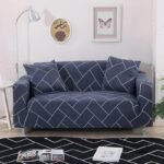 2 housses de coussin bleu deco pour canape 45 x 45 cm 2 1