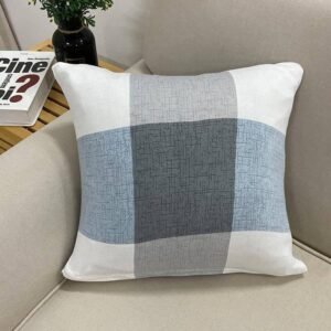 2 housses de coussin damier pour canape 45 x 45 cm 1 1
