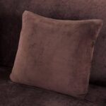 2 housses de coussin en velours coffee 45x45cm 1