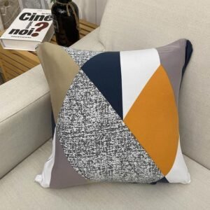 2 housses de coussin geometrique 45 x 45 cm 1