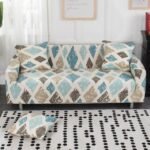 2 housses de coussin losange 45 x 45 cm 2 1