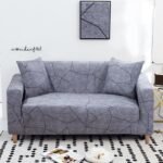 housse de canape 3 places gris marbre gris marbre canape compris entre 145 185cm 1 housse 1