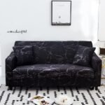 housse de canape 3 places noir marbre noir marbre canape compris entre 145 185cm 1 housse 1