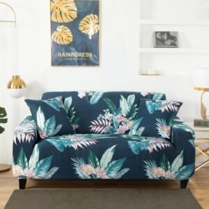 housse de canape 3 places vert floral vert floral canape compris entre 145 185cm 1 housse 1