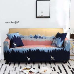 housse de canape bleu boreal bleu boreal canape compris entre 145 185cm 1 housse 1