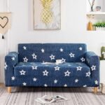 housse de canape bleu etoile bleu etoile canape compris entre 145 185cm 1 housse 1