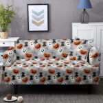 housse de canape citrouille halloween 5