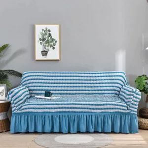 housse-de-canape-en-microfibre-style-jupe-bleu