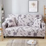 housse de canape fleurs grises fleurs grises canape compris entre 145 185cm 1 housse 1