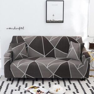 housse de canape gris noir gris noir canape compris entre 145 185cm 1 housse 1