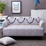 housse de canape gris smiley gris smiley canape compris entre 145 185cm 1 housse 1