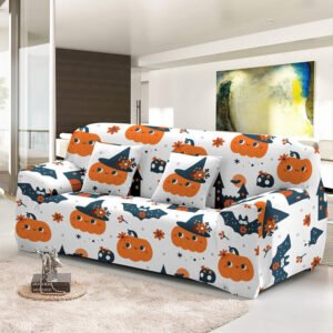 Housse De Canape Halloween - Modèle 3 / Canapé compris entre 90-140cm (1 housse) 1 housse-de-canape-halloween-8