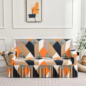 housse de canape jupe hexagone