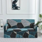 housse de canape jupe tricolore