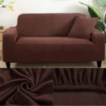 housse de canape marron cafe microfibre marron cafe m135 170cm 1pc 1