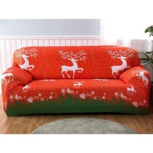 Housse de Canapé Noël Modèle 6 - Modèle noël 6 / Canapé compris entre 235-300cm (1 housse) 1 housse-de-canape-noel-modele-6