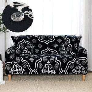 housse de canape noir design noir design canape compris entre 145 185cm 1 housse 1