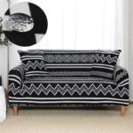 housse de canape noir ethnique noir ethnique canape compris entre 145 185cm 1 housse 1