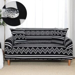 housse de canape noir ethnique noir ethnique canape compris entre 145 185cm 1 housse 1