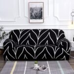 housse de canape noir style noir style canape compris entre 145 185cm 1 housse 1