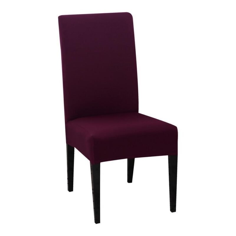 housse de chaise classique extensible cafe 1 1