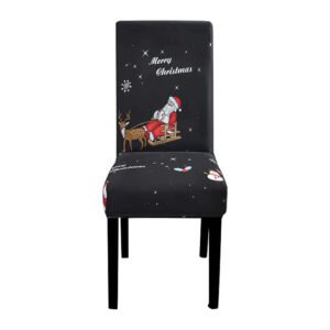housse de chaise de noel modele 13 1piece