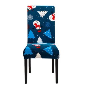 housse de chaise de noel modele 16 1piece