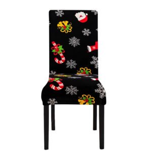 housse de chaise de noel modele 18 1piece