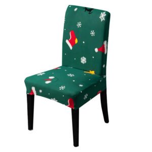 housse de chaise de noel modele 19 1piece