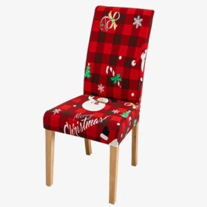 housse de chaise de noel modele 20 1piece