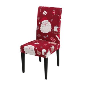 housse de chaise de noel modele 25 1piece