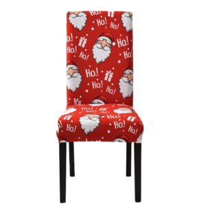 housse de chaise de noel modele 3 1piece