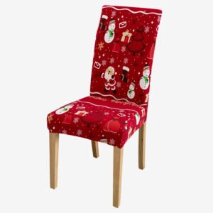 housse de chaise de noel modele 32 1piece