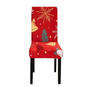 housse de chaise de noel modele 8 1piece