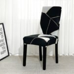 housse de chaise extensible obsidienne 1