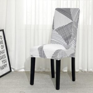 Housse De Chaise Extensible Ononis - Scandinave / 4pieces 2 housse-de-chaise-extensible-ononis-scandinave-2pieces