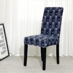 housse de chaise extensible trompe l oeil 1