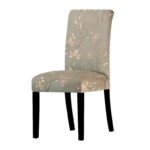 housse de chaise motif extensible nenuphar 1