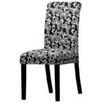 housse de chaise motif extensible papillons 1