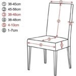 housse de chaise motif extensible scandinave 2 1