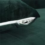 housse de coussin en velours vert 2 1