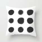 Housse De Coussin Gros Pois