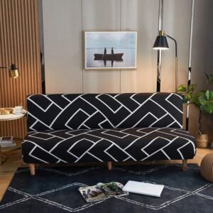 housse extensible pour canape clic clac convertibles sans accoudoirs 9 1
