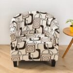 housse graphique extensibles pour fauteuil club 1