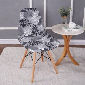 housse-pour-chaise-scandinave-monstera-blanc
