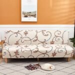 housses de canape clic clac creme fleurie creme fleurie canape compris entre 160 190cm 1 housse 1