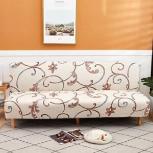 housses de canape clic clac creme fleurie creme fleurie canape compris entre 160 190cm 1 housse 1