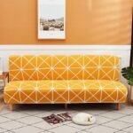 housses de canape clic clac jaune etoile jaune etoile canape compris entre 160 190cm 1 housse 1