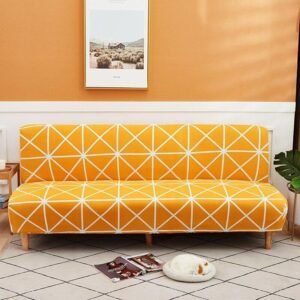 housses de canape clic clac jaune etoile jaune etoile canape compris entre 160 190cm 1 housse 1