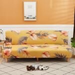 housses de canape clic clac jaune monstera jaune monstera canape compris entre 160 190cm 1 housse 1